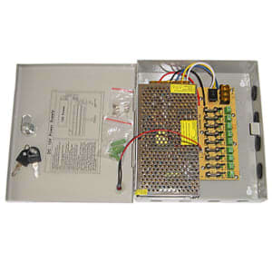 12V DC 10A Regulated Power Supply for CCTV System