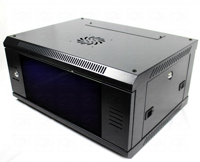 6u 450mm Deep Wall Mounted Data Cabinet 600mm by 450mm