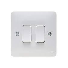 Electrical lighting switch 2 gong 2 way