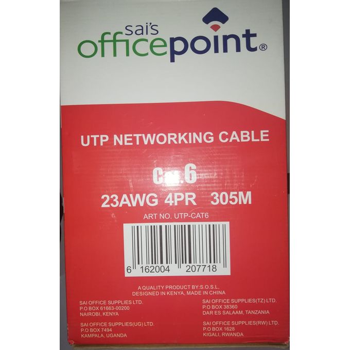 Office Point Cat 6 UTP indoor Networking Cable 305metres