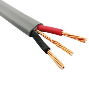 Electrical Twin PVC insulated 2.5mmsq 3core cable