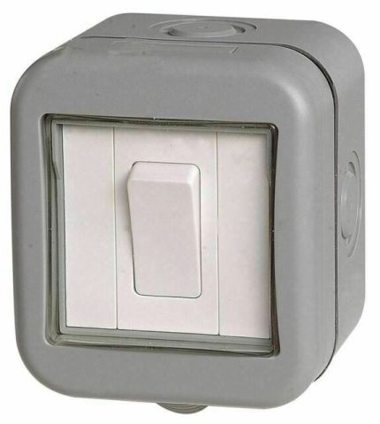 weather proof 1gong 2 way electrical light switch