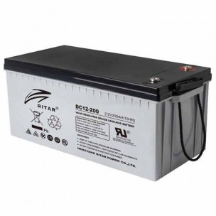 200AH 12v Ritar solar battery