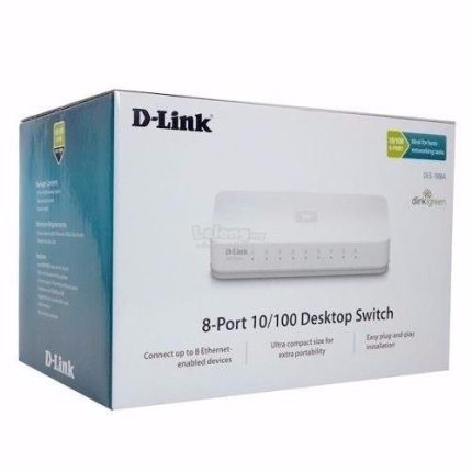 8‑Port Fast Ethernet Unmanaged Desktop Switch DES‑108