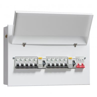 carl and gilberts 6 way consumer unit