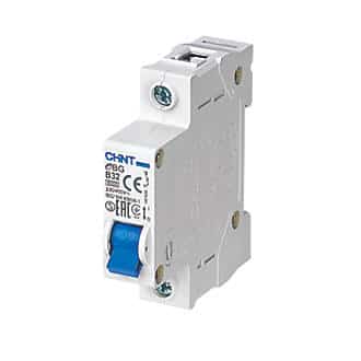 Chint MCB 32 Amp Type B 32A Single Pole Circuit Breaker