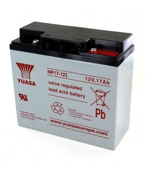 Yuasa NP17-12I Industrial NP Série 12V 17Ah Lead Acid Batterie