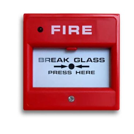 Red Break Glass Fire Alarm Call Point