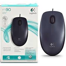 Logitech Wired Mouse M90 Black