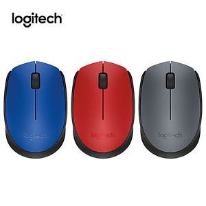 M171 Logitech Wireless Mouse (Black/ Blue/ Red)
