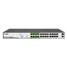 D-link DGS-F1026P-E 250M 24-Port 1000Mbps PoE Switch with 2 SFP Ports