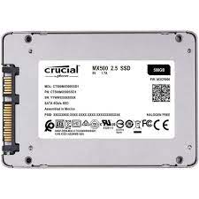 Crucial MX500 500GB 3D NAND SATA 2.5" 7mm (with 9.5mm adapter) Internal SSD