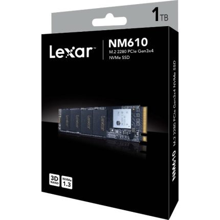 Lexar LNM610 Internal SSD M.2 PCIe Gen 3*4 NVMe 2280 1TB