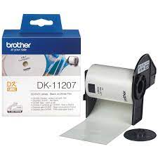 Brother DK-11207 Black on White Label Roll