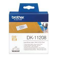 Brother DK-11208 Black On White Label Tape
