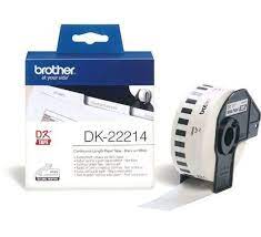 Brother DK-22214 Black On White 12mm Tape
