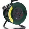 100meters Reel Extension Cable 4 Socket 13 Amp