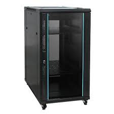 18U Server rack Network cabinet 600 x 600 Glass Front Door