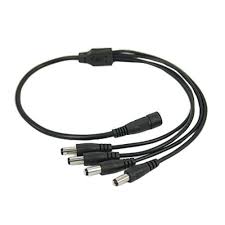 4 Way DC Power Splitter CCTV for Security Cameras