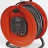 50M 2.5metre Reel Extension Cable 4 Socket 13 Amp