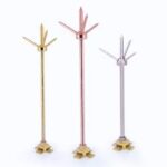 Complete Set of Lightening Arrestor, Copper Rod (5/8"X4'), Gunmetal Base & Brass Nut