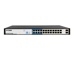 D-link DGS-F1026P-E 250M 24-Port 1000Mbps PoE Switch with 2 SFP Ports