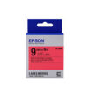 Epson Label Cartridge Pastel LK-3RBP Black/Red 9mm (9m)