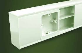 Metallic trunking 50 x 200 mm