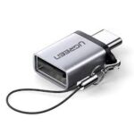 Ugreen Type C to USB 3.0 A Adapter Cable with Lanyard (Space Gray)-UG- 50283