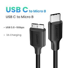 Ugreen UG-20103 USB-C to Micro B Cable M/M 1m (Black)