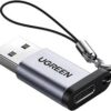 Ugreen UG-50533 USB-A 3.0 to USB-C Adapter (Gray)
