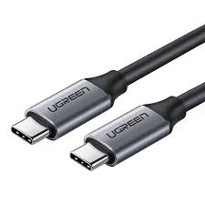 Ugreen UG- 50751 USB 3.1 Type C Male to Type C Male Cable 1.5m (Gray)