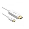 Ugreen UG- 30841 USB Type C to HDMI Cable Male to Male ABS Case 1.5m (White)