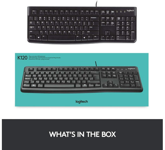 Logitech K120 Wired Keyboard (KB-Sequoia)