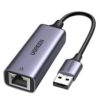 Ugreen USB to RJ45 Ethernet Adapter Aluminum Case (Space Gray) UG-50922