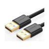 Ugreen USB 2.0 A Male to A Male Cable 1m (Black)-UG- 10309