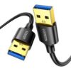 Ugreen USB 2.0 A Male to A Male Cable 3m (Black)-UG- 30136