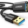 Ugreen USB 2.0 A Male to A Female Cable 5m (Black)-UG- 10318
