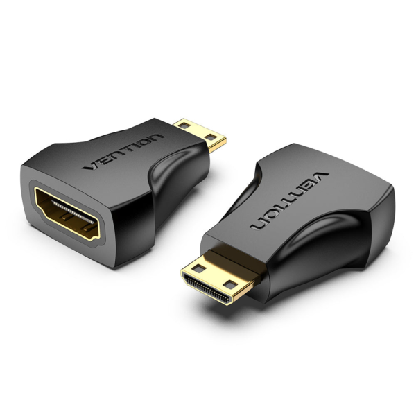Vention Mini HDMI Male to HDMI Female Adapter Black - Proftech power system