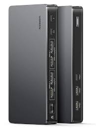 Ugreen UG- 90912 9-in-1 USB-C Multifunction Adapter USB-C to USB 3.2 ( 2 Port) + USB-C3.2 ( 1 Port) + 4K HDMI ( 2 Port) + DP ( 2 port) + RJ45 Gigabit + PD port