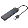 Vention 4 Ports USB3.0 HUB 0.15M Black