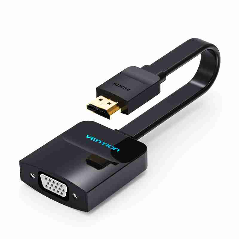 Vention Flat HDMI to VGA Converter 0.15M Black