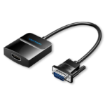 Vention VGA to HDMI Converter with Female Micro USB and Audio Port 0.15M Black