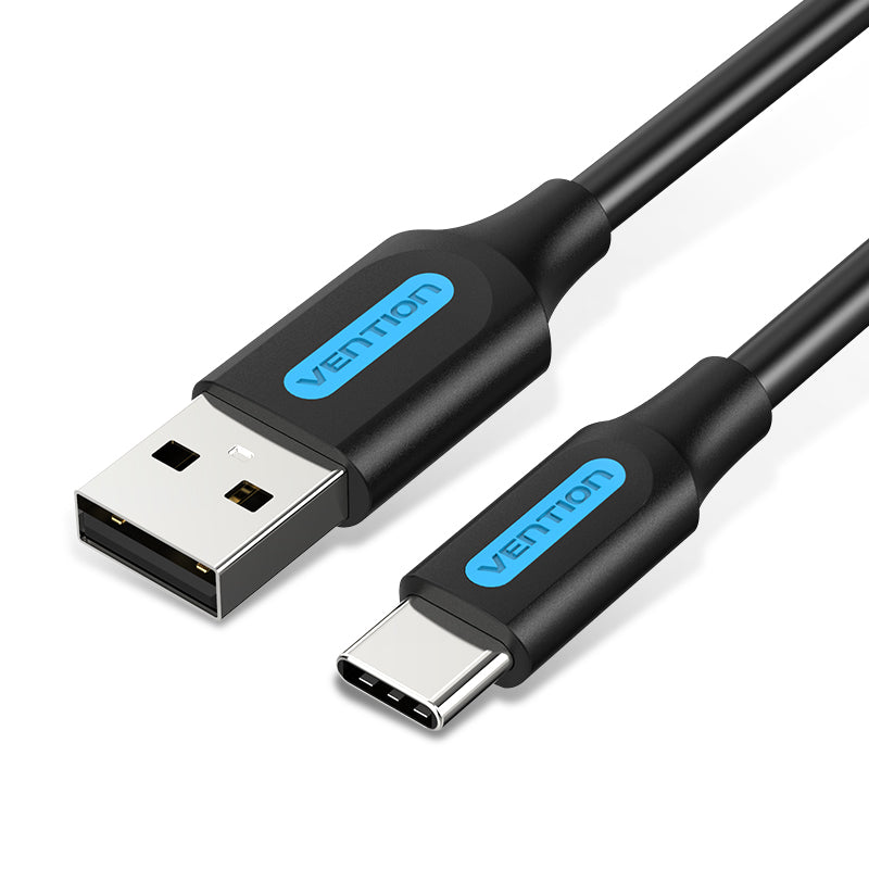 Vention USB 2.0 A Male to C Male 3A Cable 2M Black