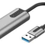 Vention USB 3.0+C23-A to Gigabit Ethernet Adapter Gray 0.15M Aluminum Alloy Type