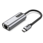 Vention USB-C to Gigabit Ethernet Adapter 0.15M Gray Aluminum Alloy Type