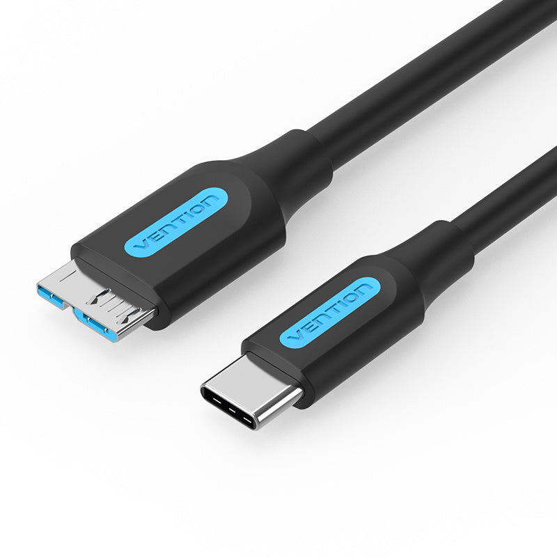 Vention USB 3.0 C Male to Micro-B Male 2A Cable 1M Black