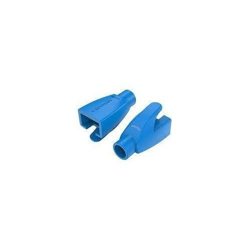 RJ45 Strain Relief Boots Blue PVC Type 50 Pack
