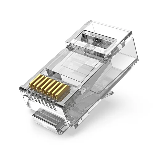 Vention Cat.6 UTP RJ45 Modular Plug Transparent 100 Pack