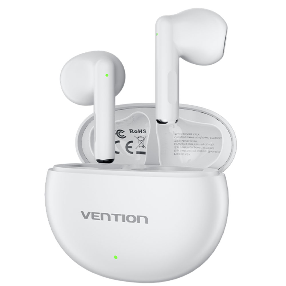 Vention True Wireless Bluetooth Earbuds Elf E06 White